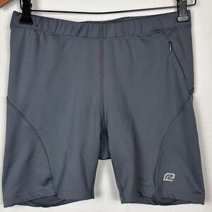Road Runner Shorts Women’s Sz M Gray Velocity Running Compression Activewear Run